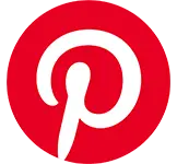 Pinterest logo representing content marketing for fitness brands.